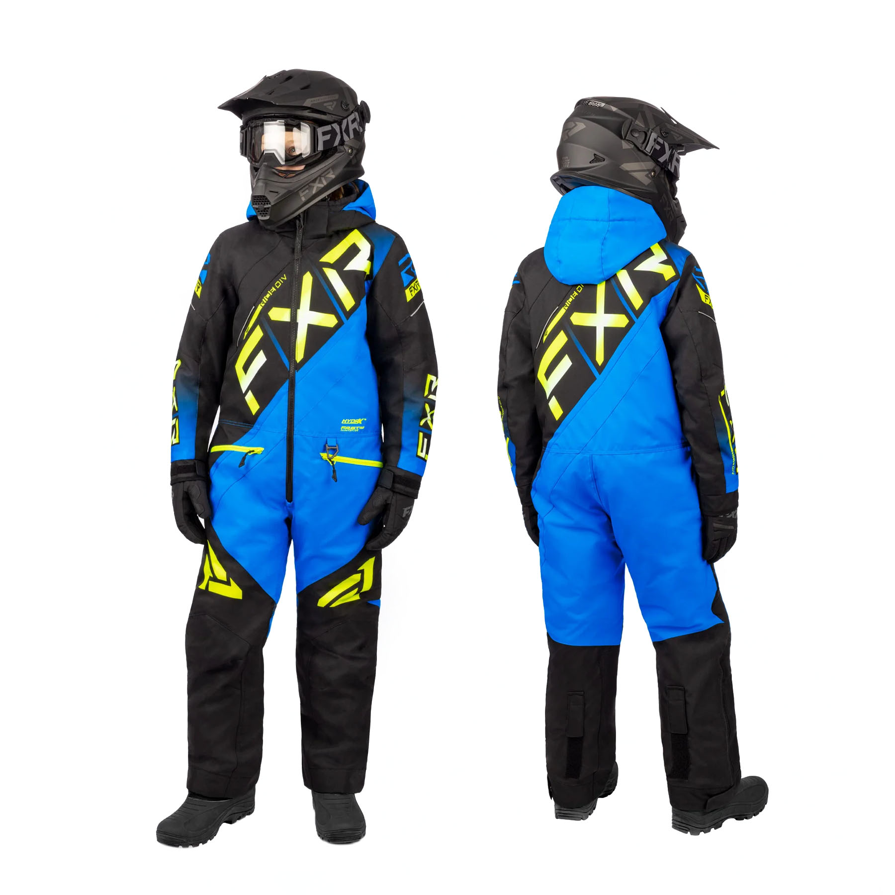 Комбинезон для снегохода (детский) FXR CX №6 blue-black (текстиль) (16Y)