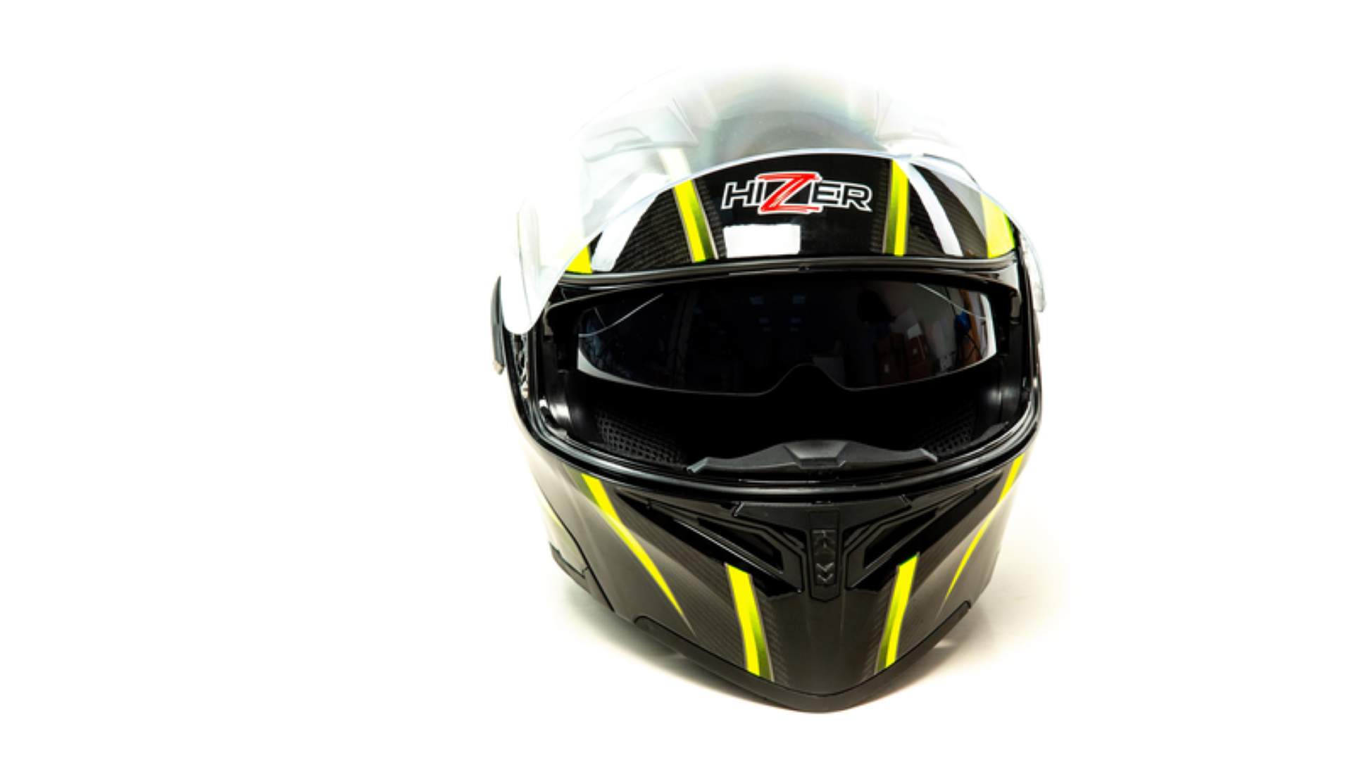 Шлем мото модуляр HIZER J5902 №1 (S) (2 визора)
